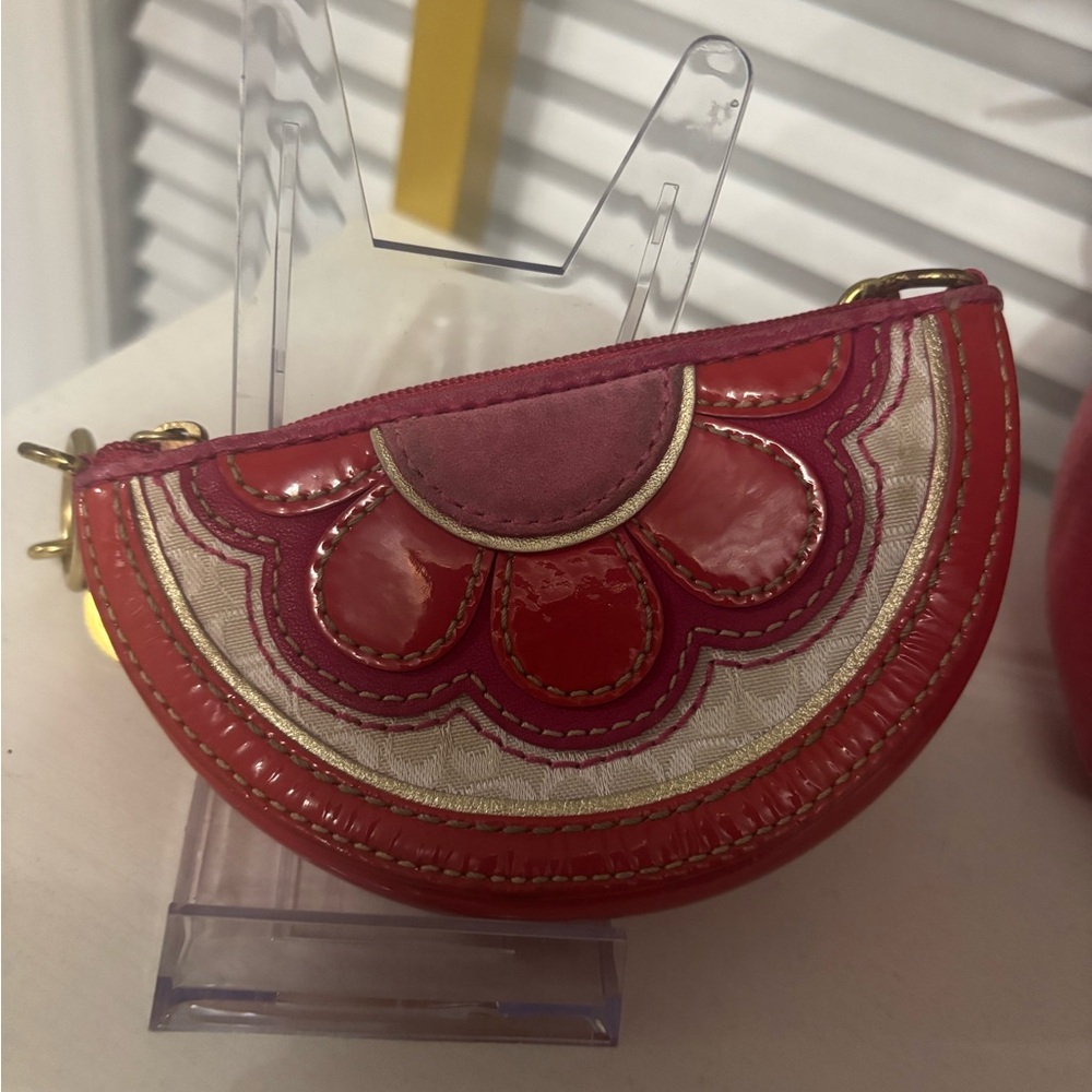 Coach Rare Flower Pouch Charm